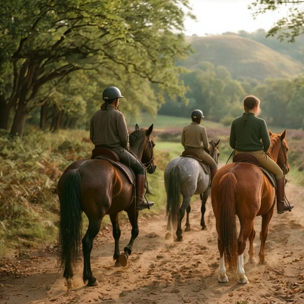 Balade à cheval en Corrèze, autour de Chauffour-sur-Vell