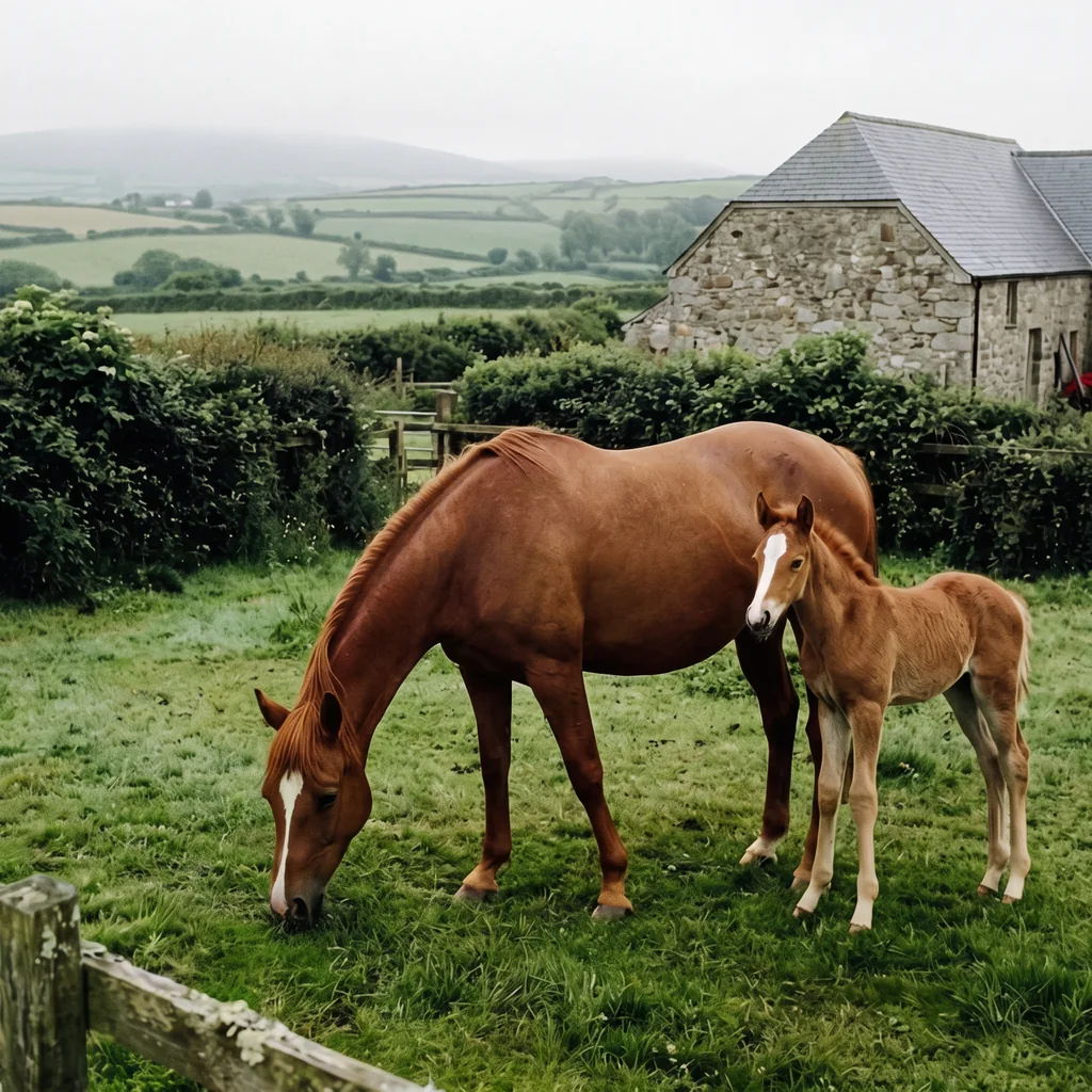 Élevage de chevaux au Ranch de Chadenac, Chauffour-sur-Vell