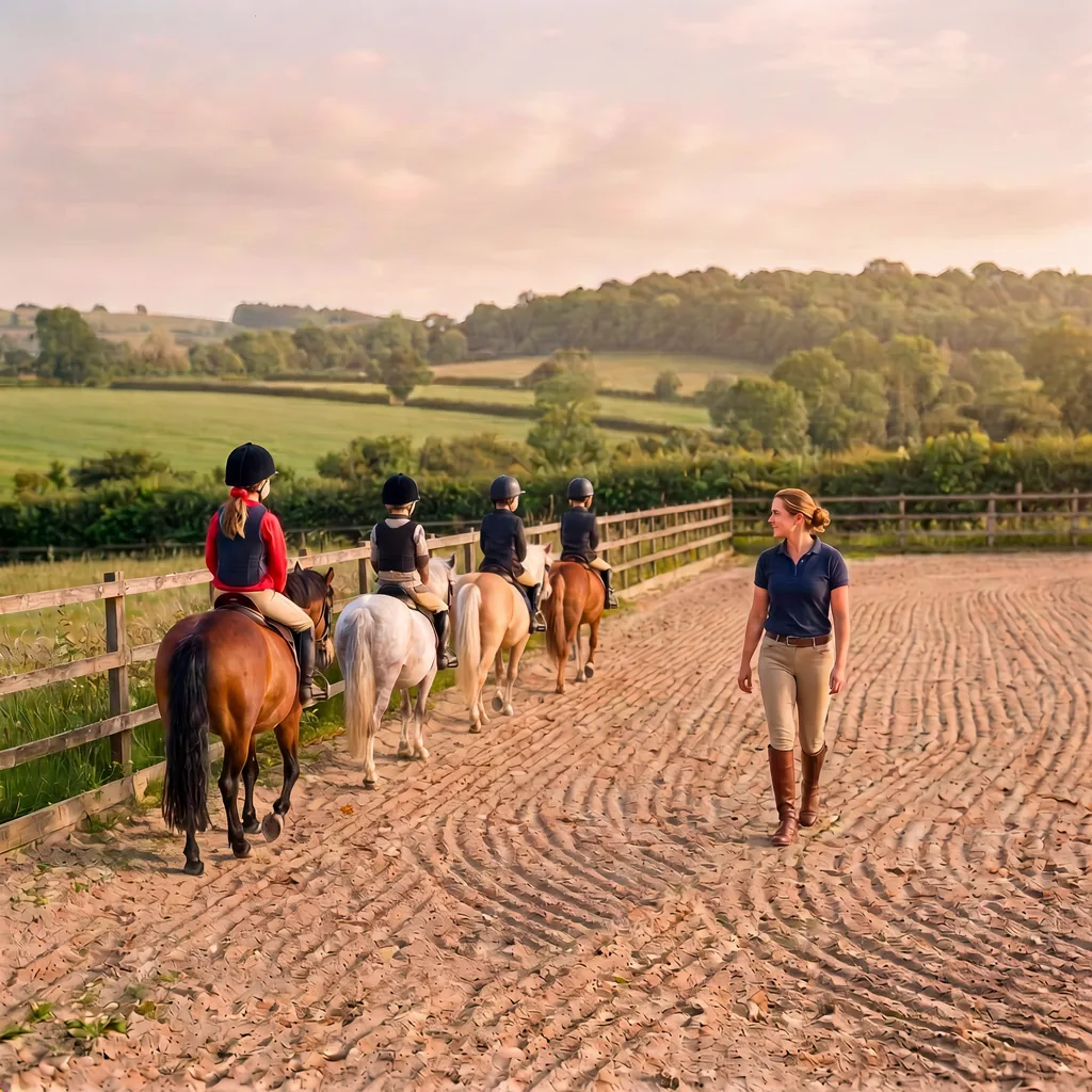Cours de poney à Chauffour-sur-Vell, Corrèze